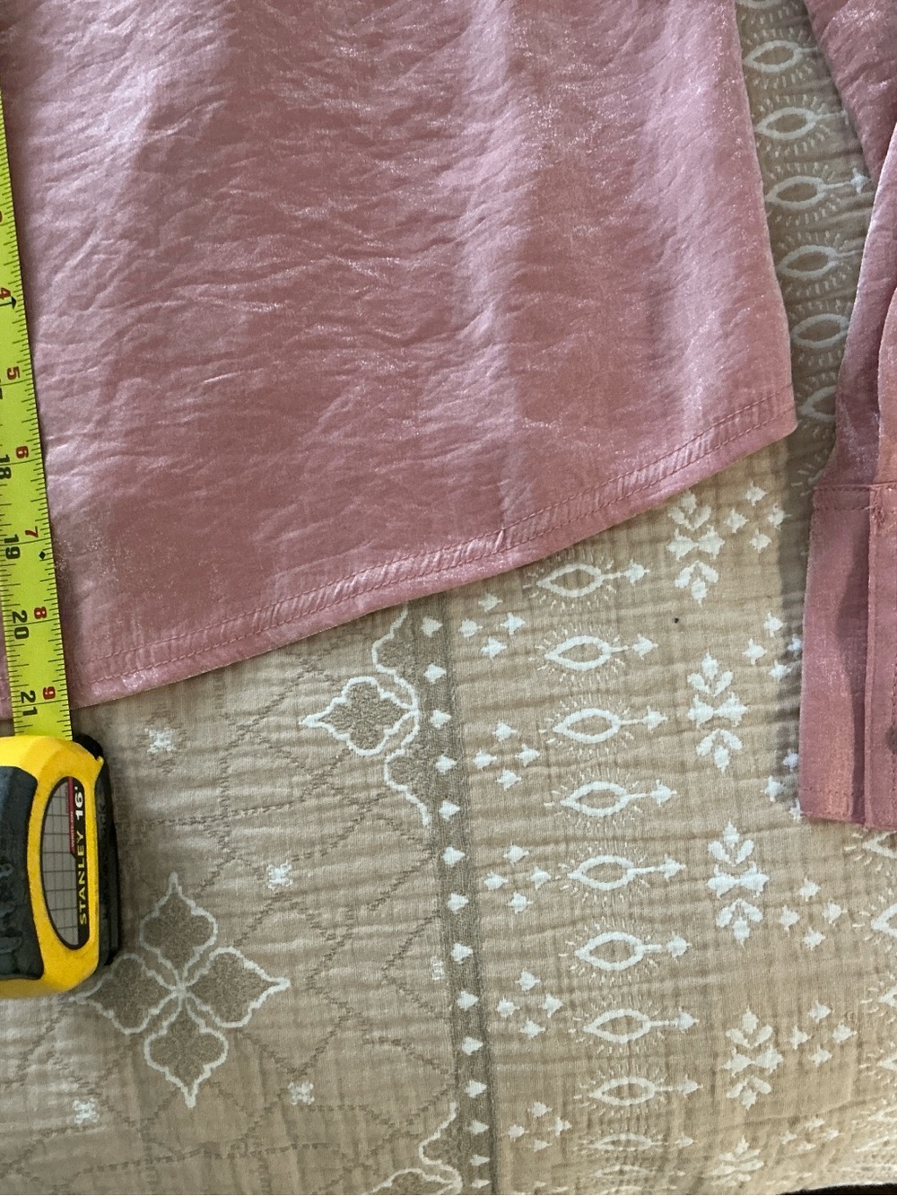 Beautiful dusty rose colored blouse  Pilcro ( anthropology) sz S - Picture 9 of 11